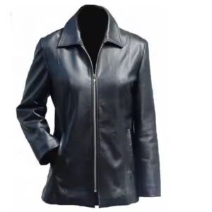Women's Black Leather Jacket